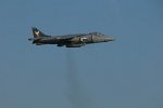 Harrier im Schwebeflug GB