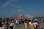 Frecce Tricolore beim Showstart
