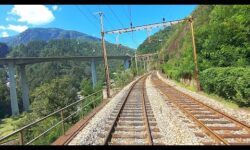 ★ Bellinzona - G&ouml;schenen - Wassen Gotthard cab ride [08.2019]