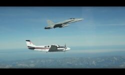 Identifikation eines Flugzeuges