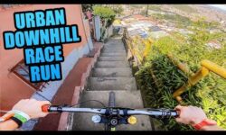 CRAZY URBAN MTB DOWNHILL TRACK